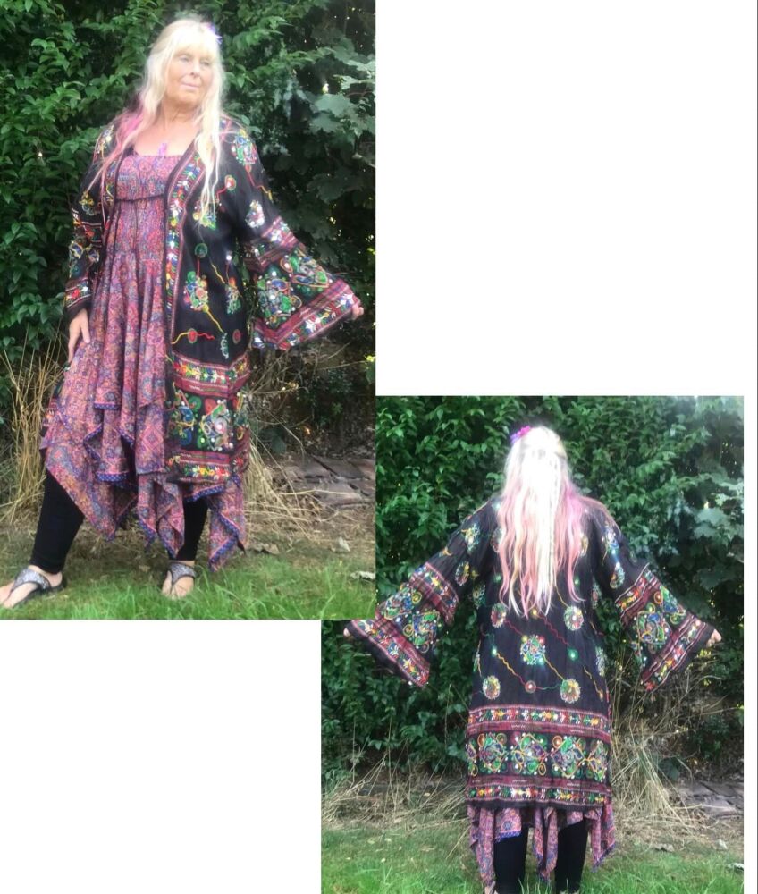 Florence sequin mirrored kimono , fits up to approx 22/24
