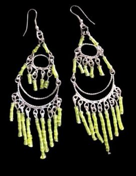 Pretty bohemian dangly  earrings [India]