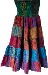 Beautiful and snuggly Pheobe cashmelon tiered skirt 10-14