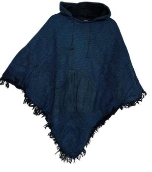 Snuggly fleece lined poncho