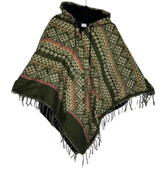 Snuggly fleece lined poncho