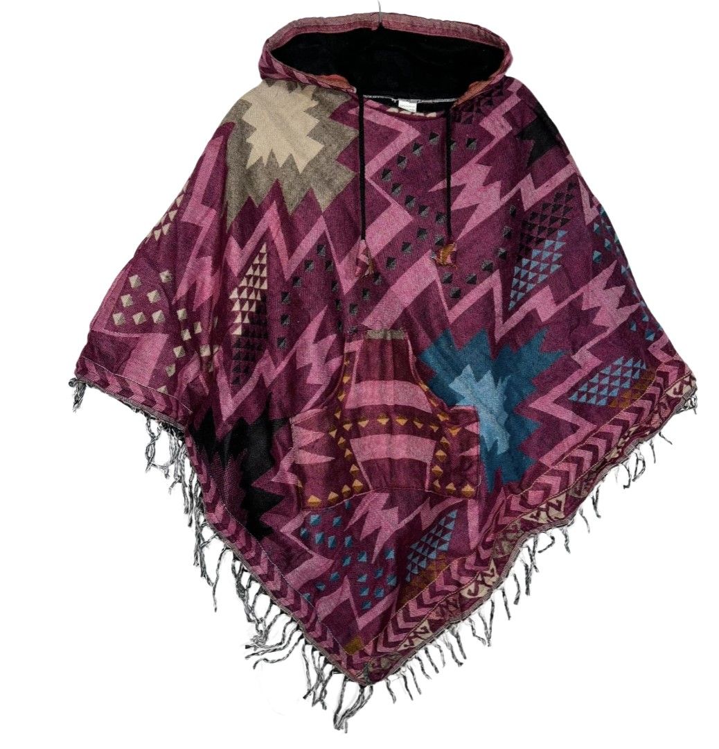 Snuggly fleece lined poncho