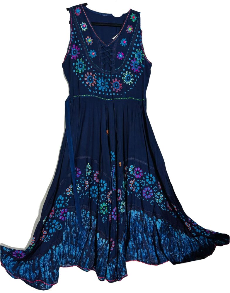 Gorgeous Alarni maxi dress  [46-50 inch bust] with mirror detail