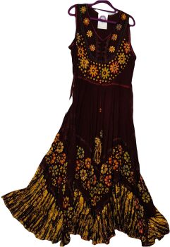 Gorgeous Alarni maxi dress  [42-46 inch bust] with mirror detail