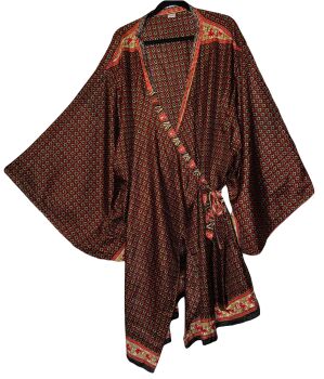 Beautiful wide sleeve kimono top size approx 20-26