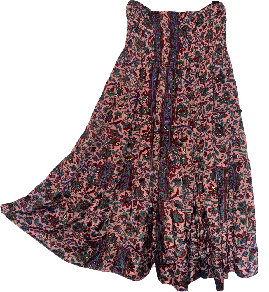 Serenity layered maxi skirt /dress