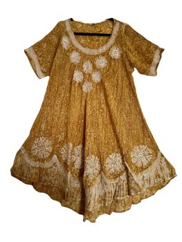 Pretty Priya marble dye flower swing dress/top [approx 58 inches bust]