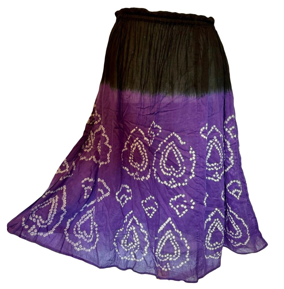 Gorgeous  tie dye  hippie skirt [ns code] [28-50 inches waist]