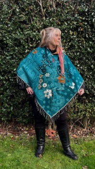 Floral dreams gorgeous poncho