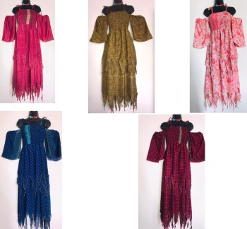Wholesale lot of 11 cold shoulder pixie dresses
