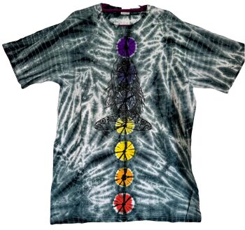 Gorgeous seven chakra Yogini tee shirt