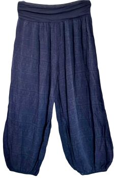 Super soft Elephant harem trousers [deep blue]