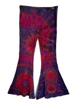 Funky  tie dye flare leggings /extra large