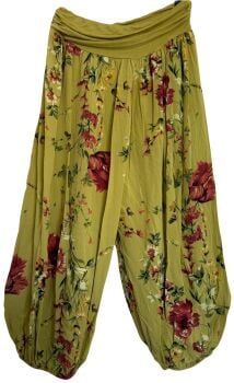 Super soft floral harem trousers