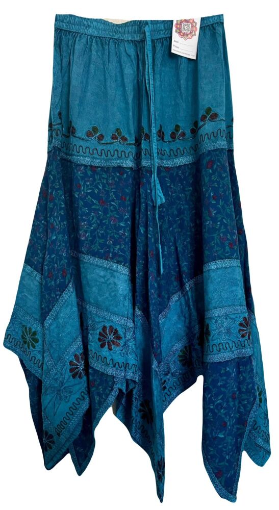 Boho beautiful pointy skirt  [28-42 inches waist]