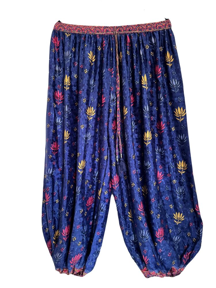 Gorgeous silk harem trousers [26-52 inches waist]