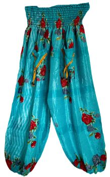 Gorgeous silk harem trousers [24-48 inches waist]