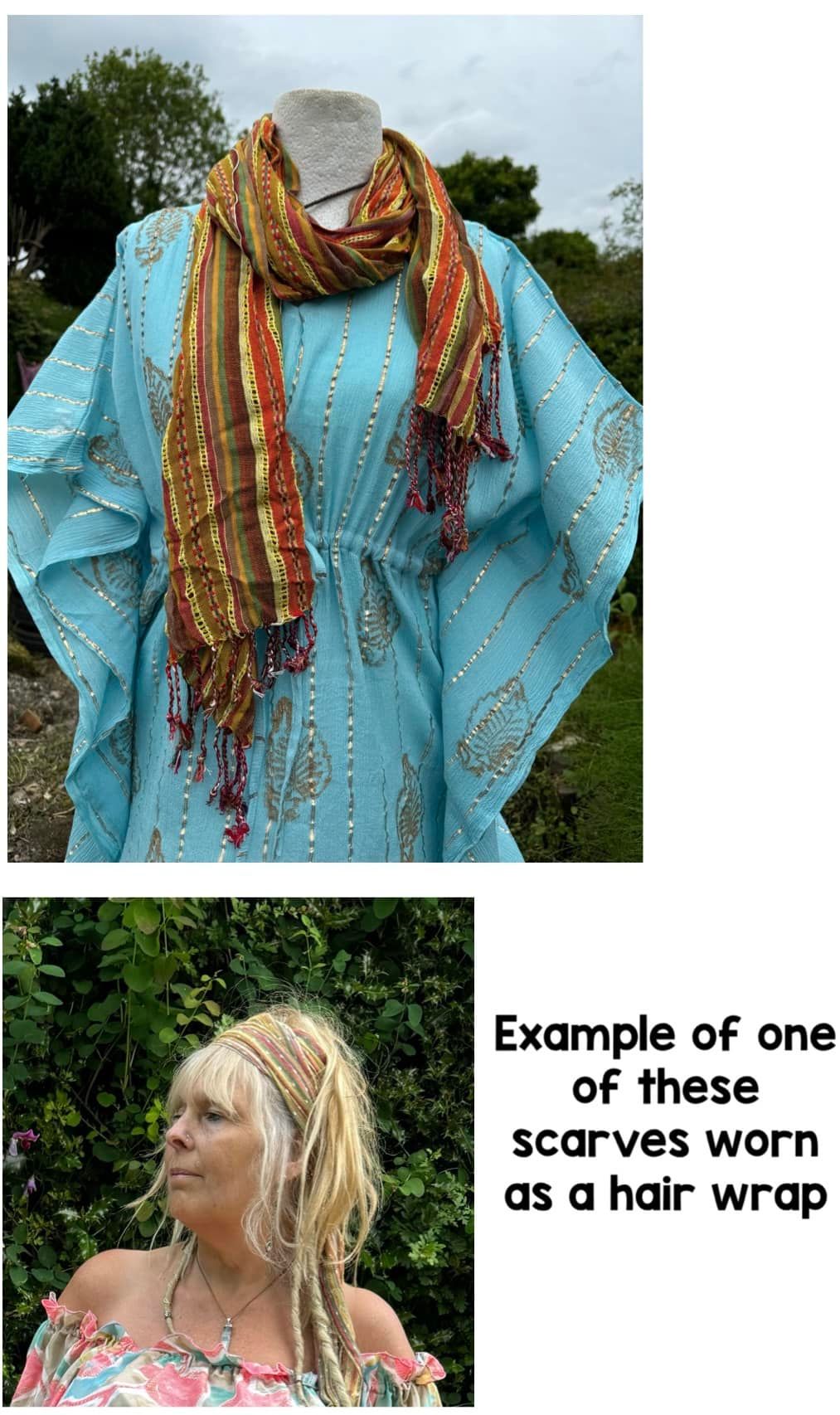 shawl head wrap