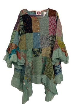Gorgeous Ria  patchwork top top