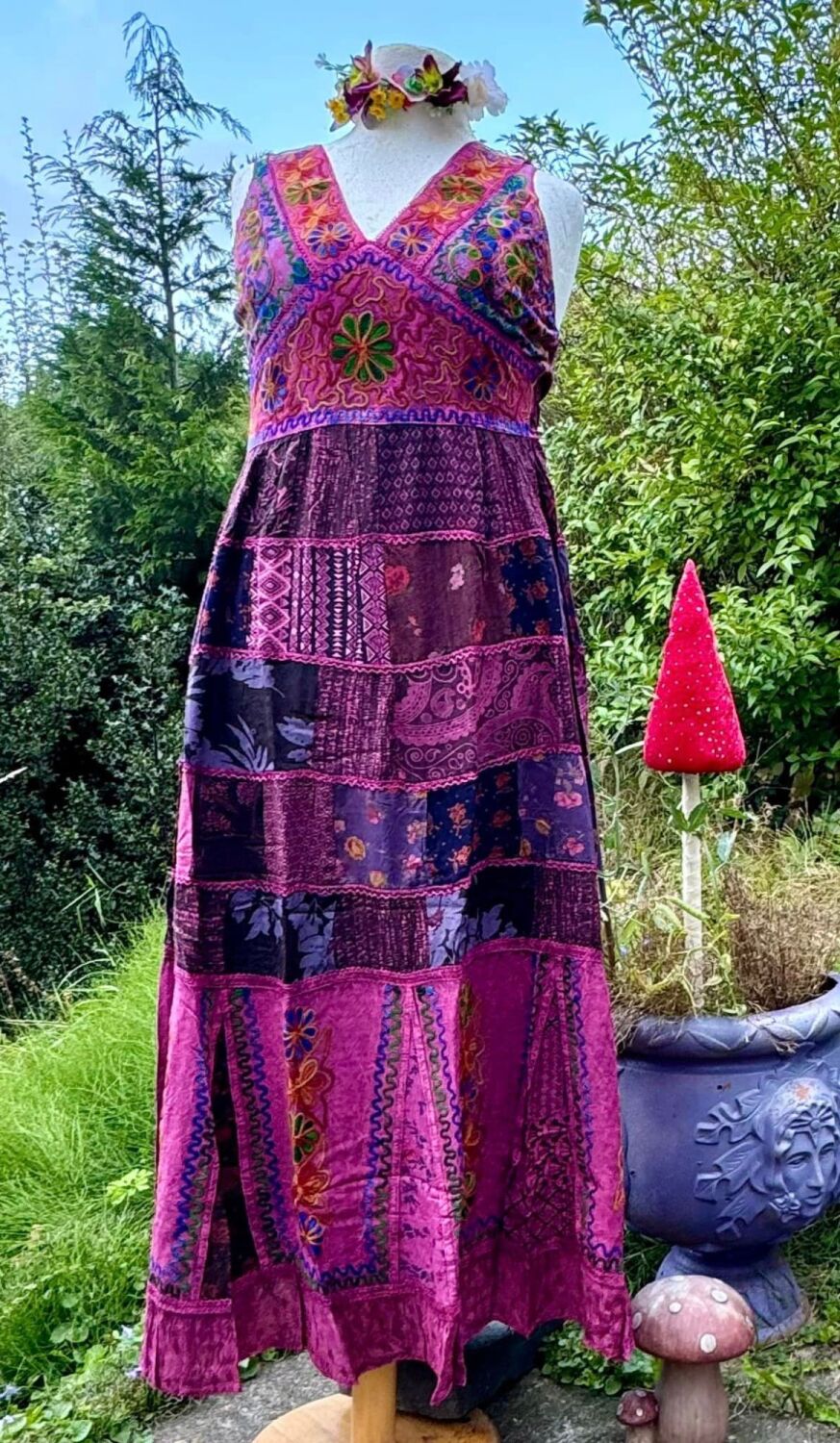 Patchwork sundress cheap