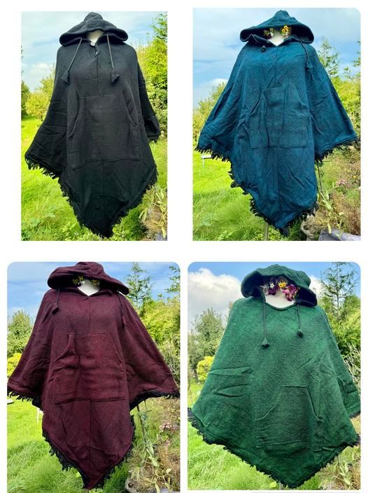Snuggly fleece lined poncho