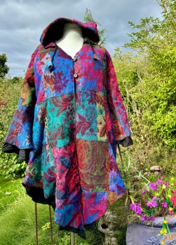 Fae goddess Sennon  cashmelon patchwork pixie hem jacket [regular  size]