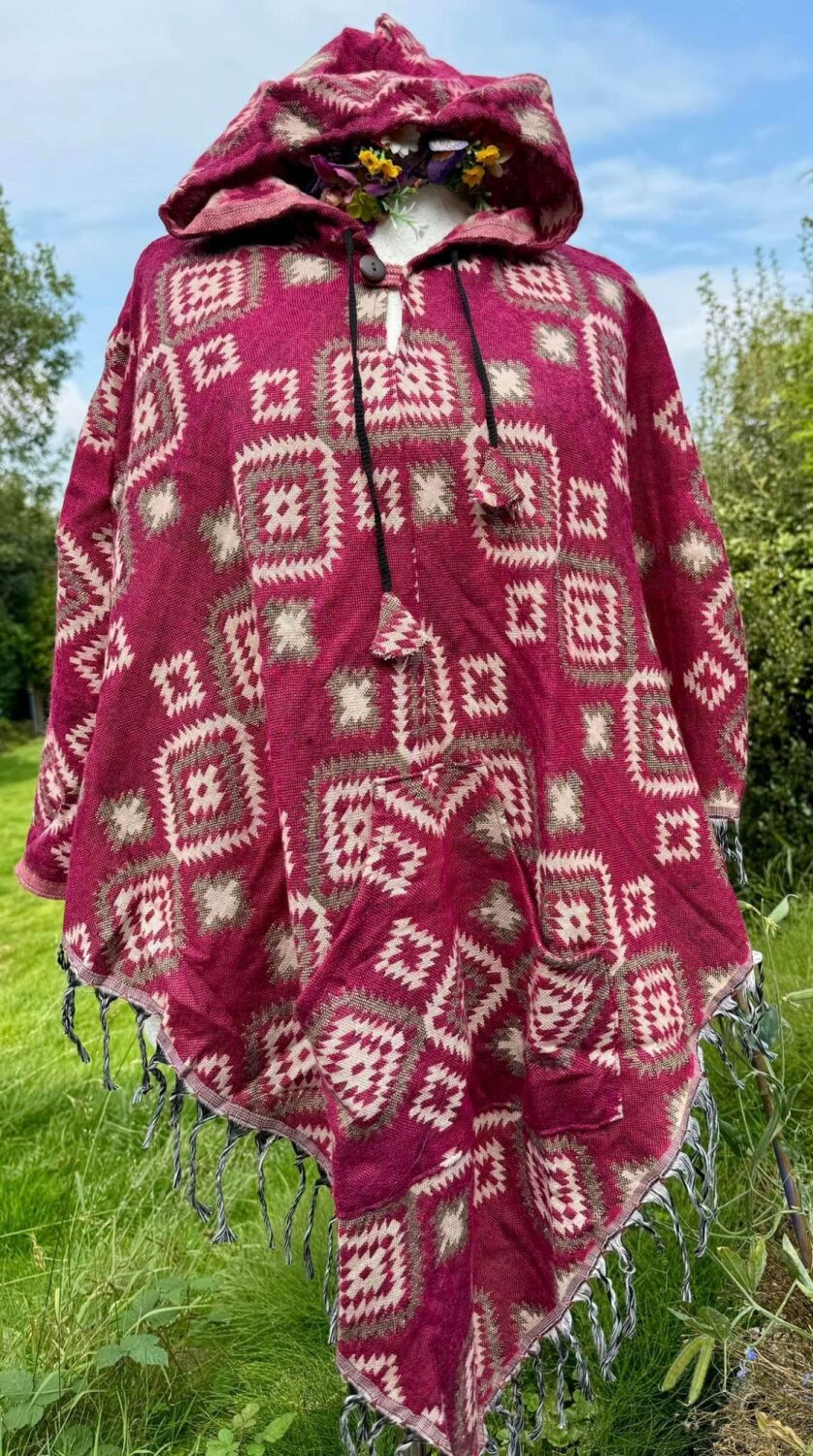 Snuggly cashmelon  poncho