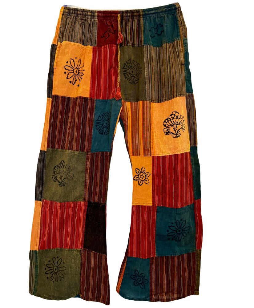 Gorgeous patchwork flares