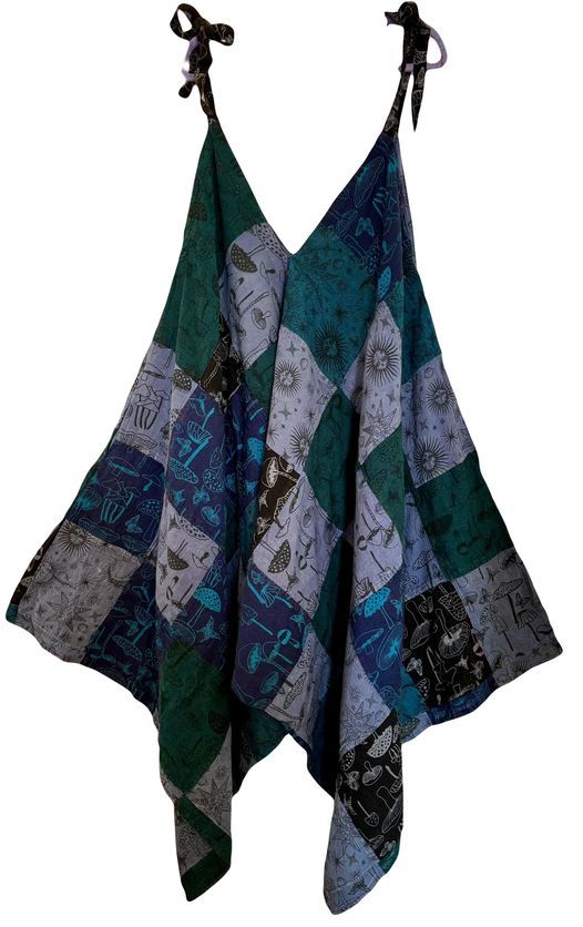 Gorgeous mushroom  & celestial patchwork jumpsuit