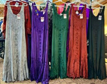 The Angelika maxi embroidered dress