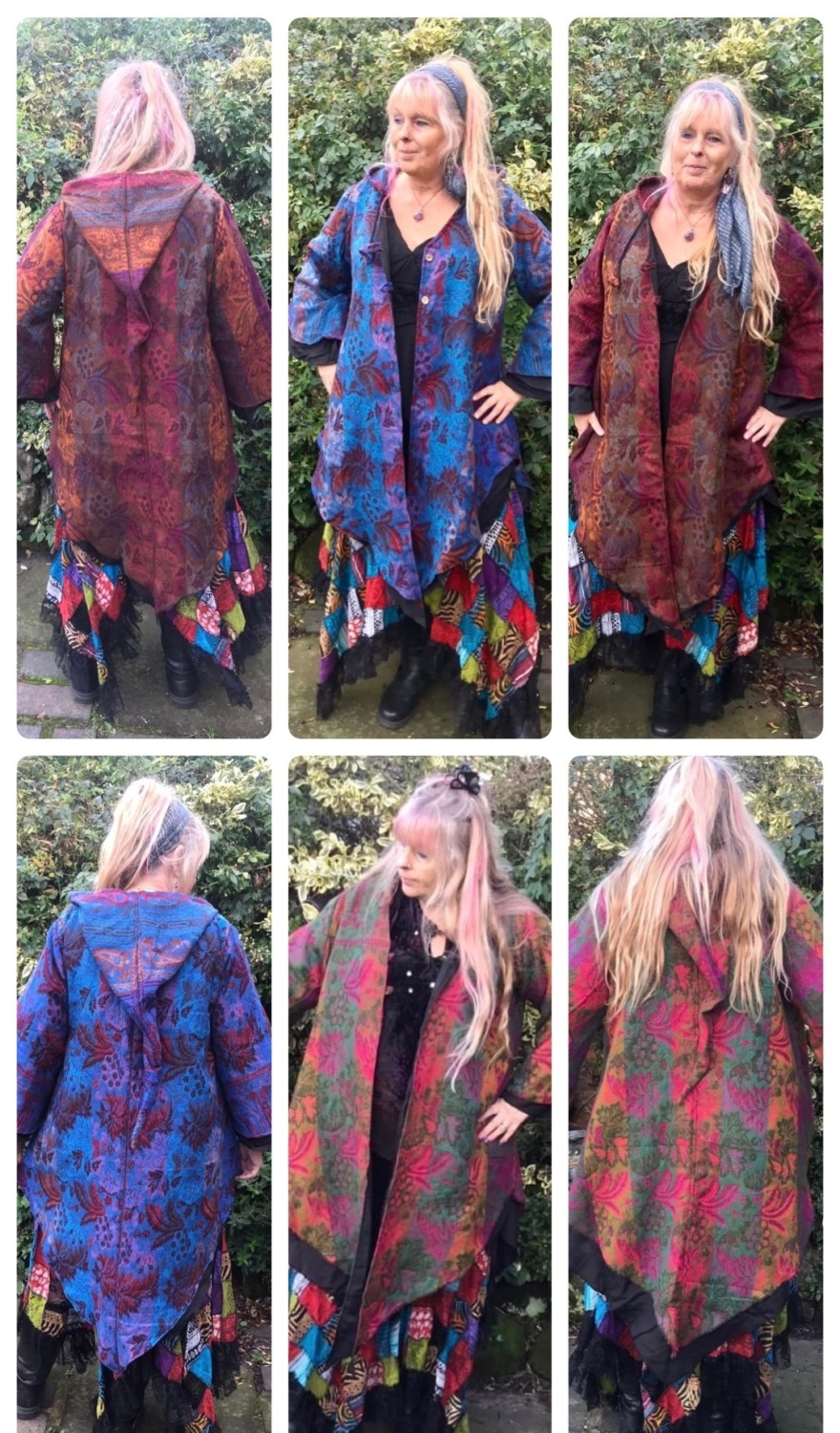 10 x Fae goddess cashmelon pixie hem jackets