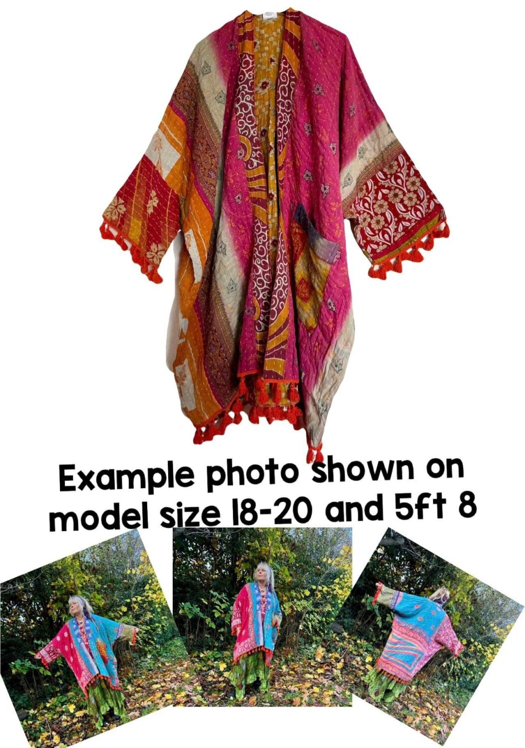 Krishna kantha  tasseled robe 18-30