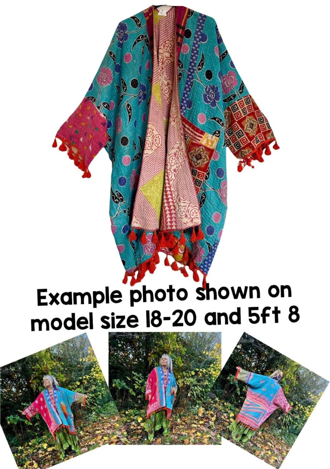 Krishna kantha  tasseled robe 18-30