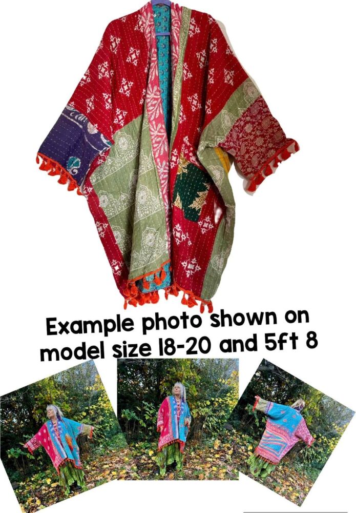 Krishna kantha  tasseled robe 18-30