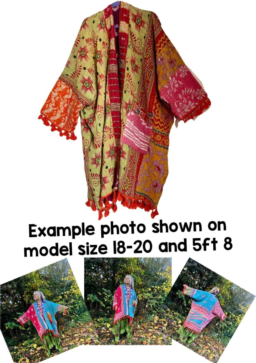 Krishna kantha  tasseled robe 18-30