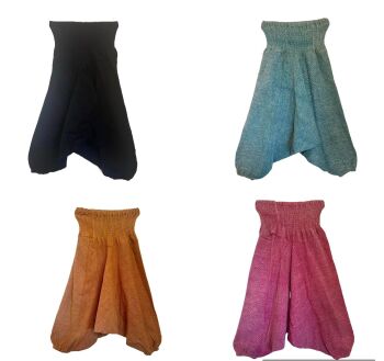 Winter Hippy  harem trousers approx 12-18