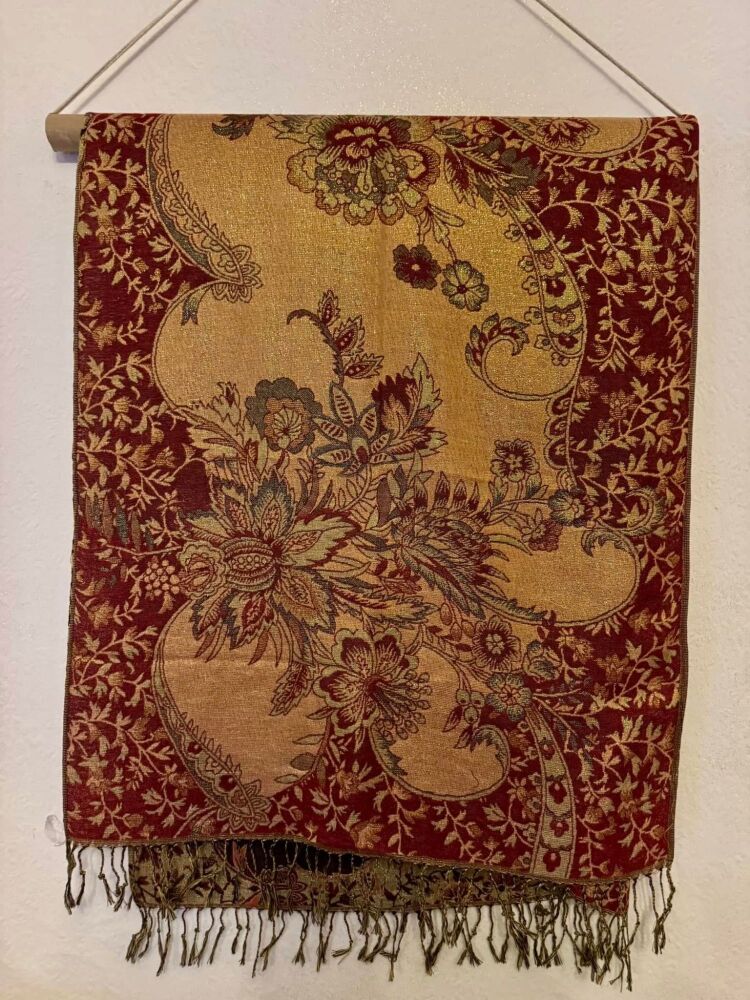 Beautiful wide pashmina shawl