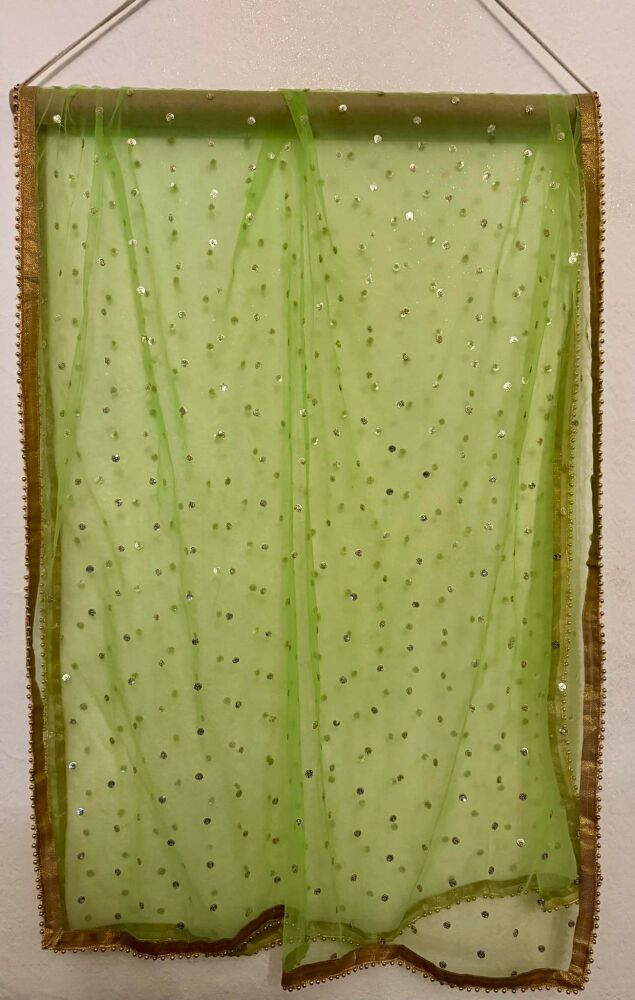Stunning and sparkly long drape or shawl