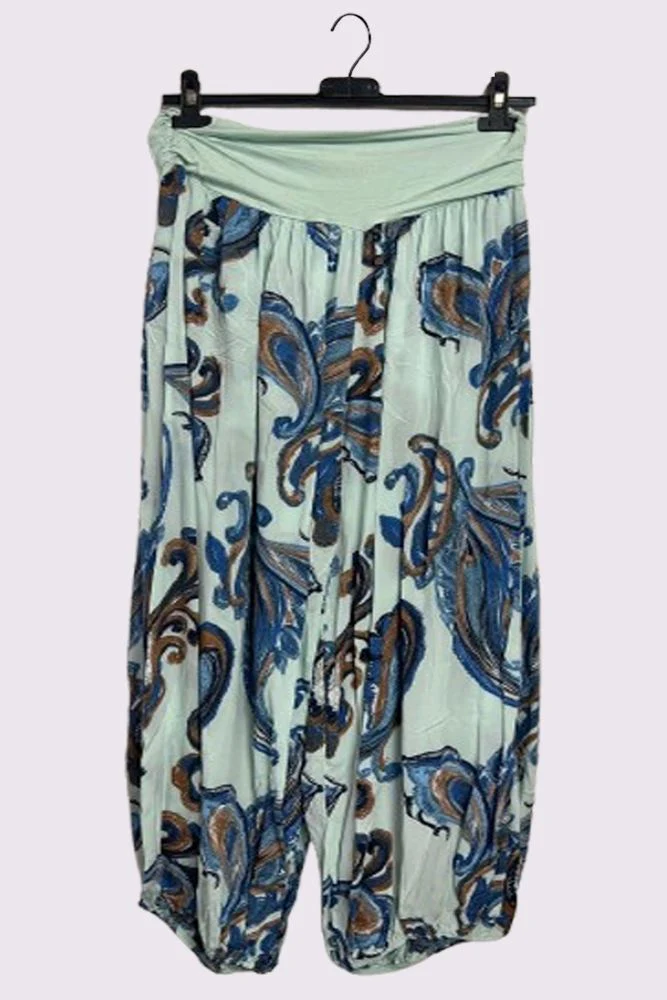 Super soft paisley harem trousers