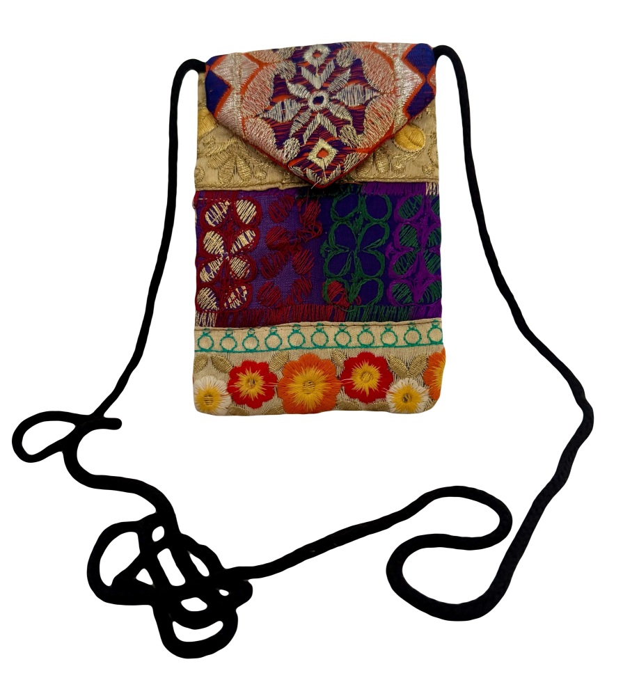 Pretty bohemian phone/ cash  bag