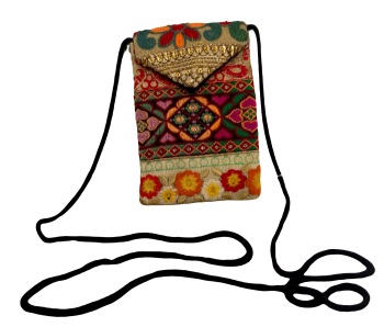 Pretty bohemian phone/ cash  bag