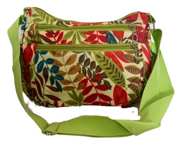 Fun multi zip shoulder bag