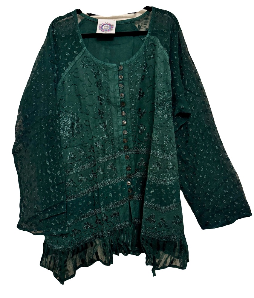RESERVED FOR HELEN ONLY-Gorgeous Carina hippy top