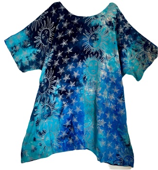Sun & stars mystic  Curvy Annie plus size top