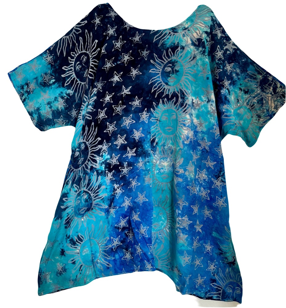 Sun & stars mystic  Curvy Annie plus size top