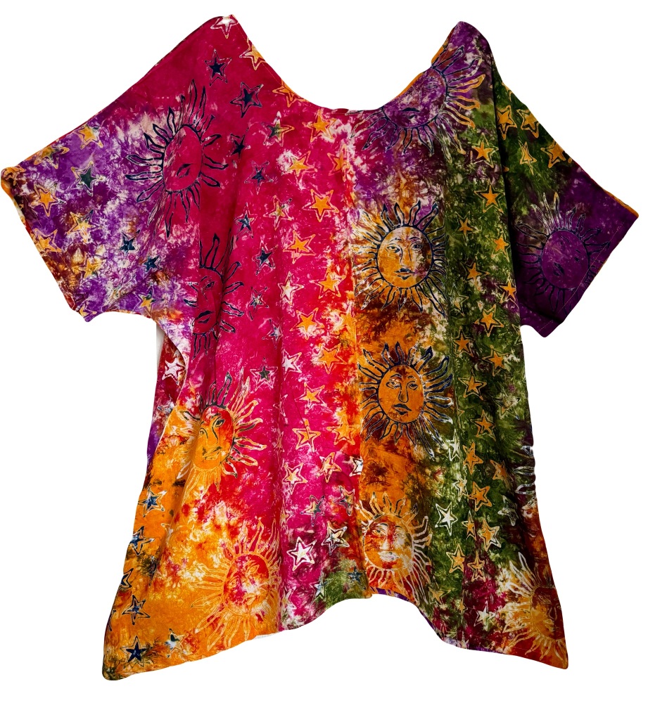 Sun & stars mystic  Curvy Annie plus size top