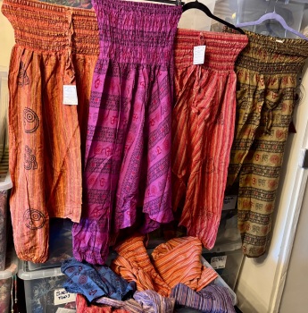 Job lot of 10 harem hippy trousers