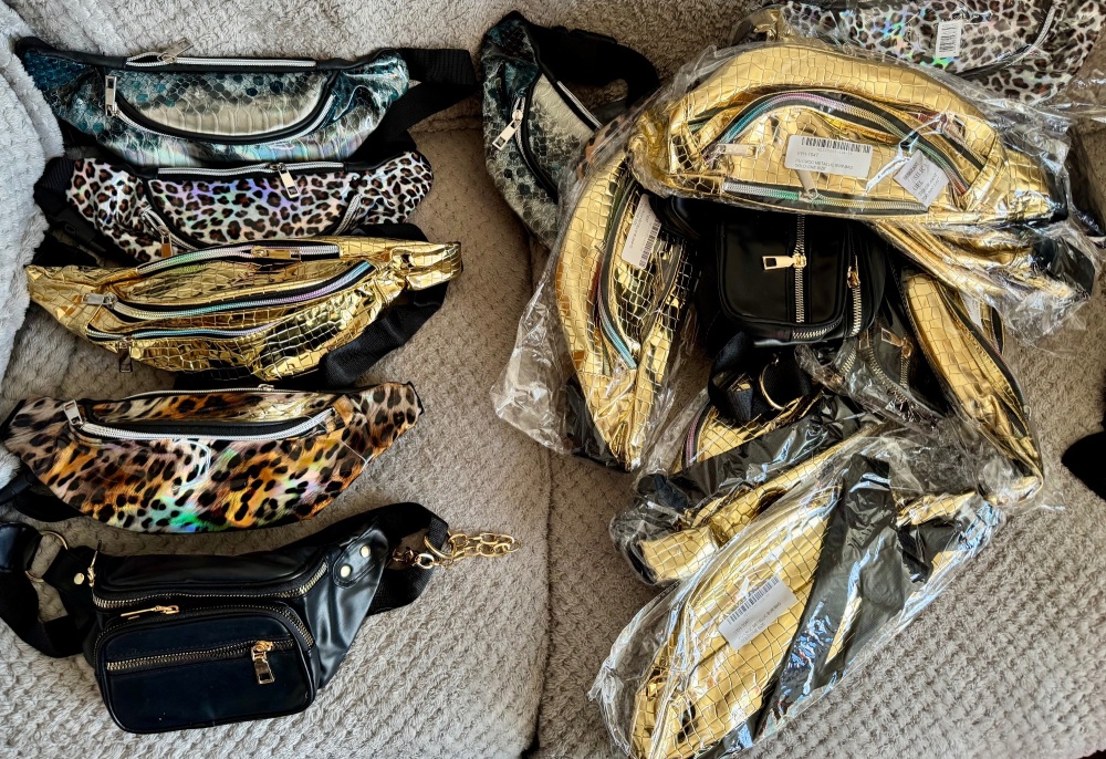 Job lot of  festival bum bags/ fanny packs