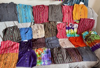 Job lot of  27 hippy shirts
