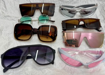 Party pack of funky sun glasses